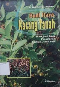 Image of Budi Daya KAcang Tanah, Teknik Budi Daya Pengolahan Analisis Usaha Tani